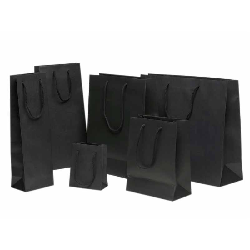 SACS NOIRS PAPIER TEINTE MASSE