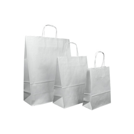 Taschen weiß aus Kraftpapier